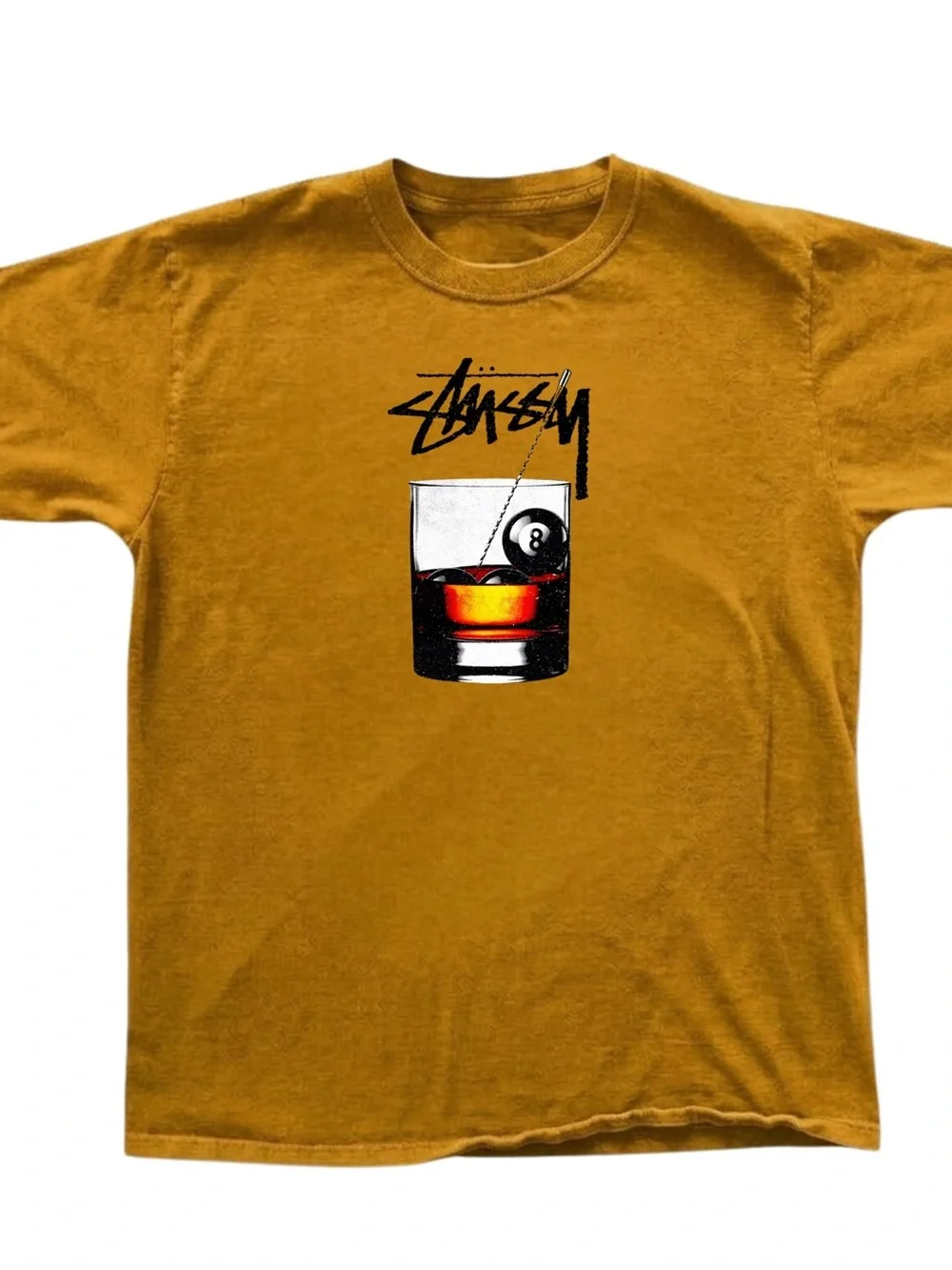 Gildan Men's Mustard Graphic Tee